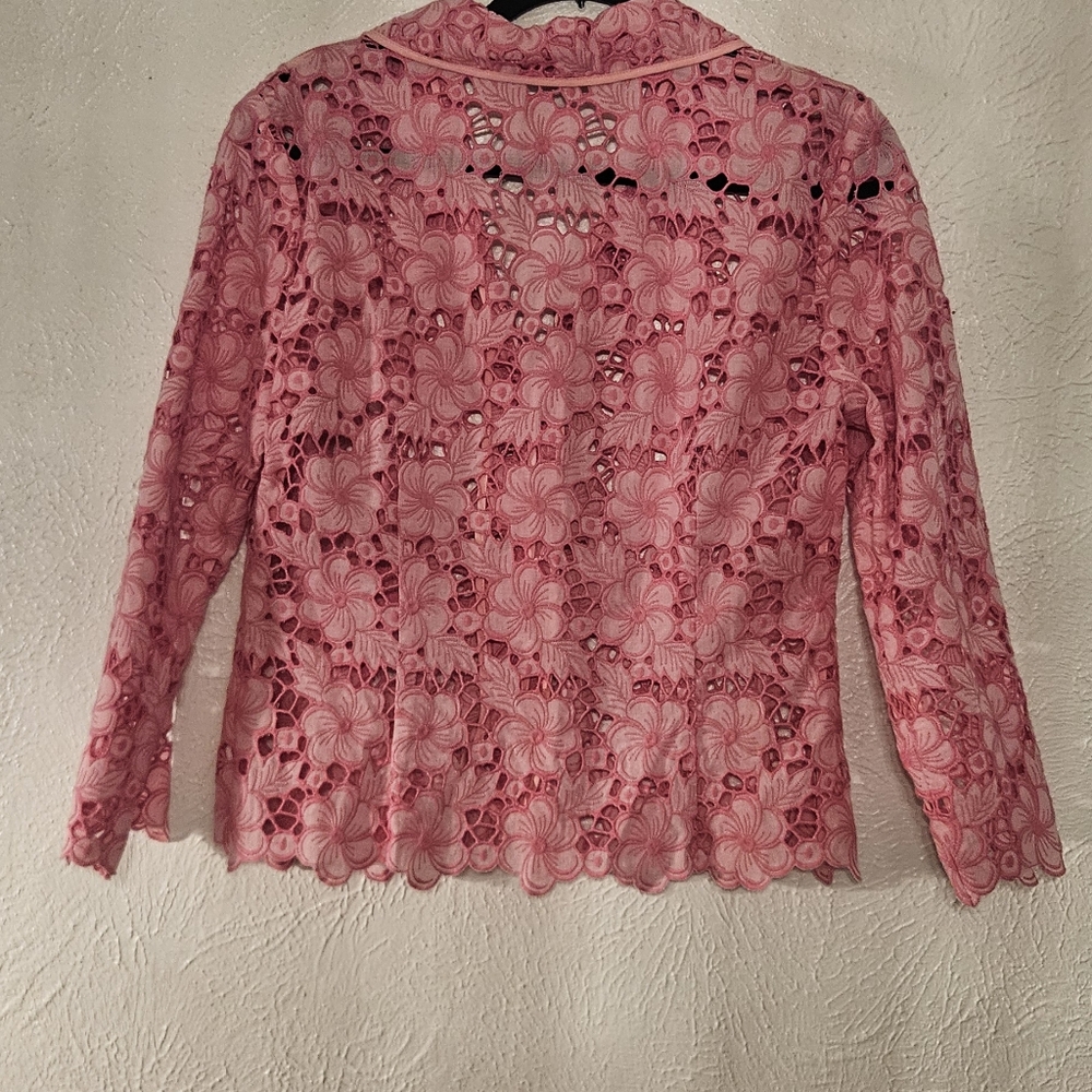 Lilly Pulitzer Palm Beach Lillyville Jacket Kentucky Eyelit - Picture 4 of 5